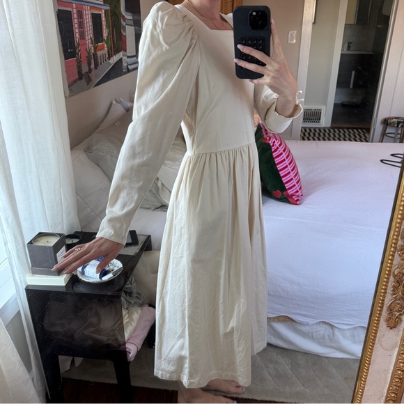 Lisa Says Gah cream canvas dress - Picture 4 of 6